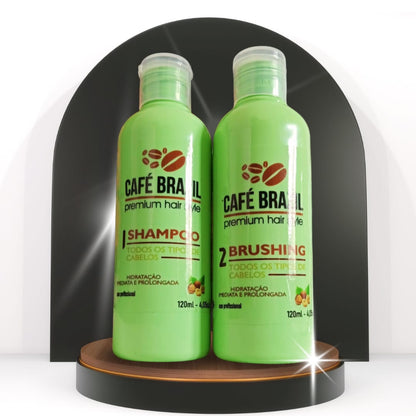 ALISADO COFFELLIS: SHAMPOO Y BRUSHING 120ML